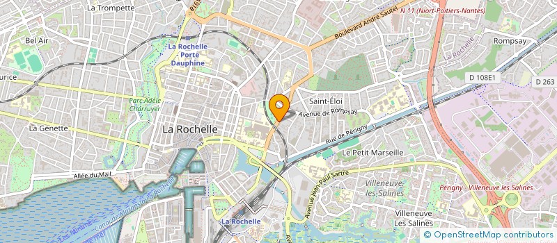 localisation de l'entreprise MONSIEUR MAXIME POINTILLART  LA ROCHELLE