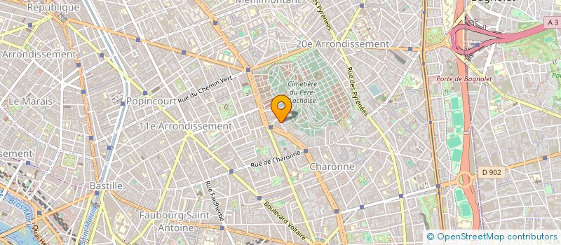 localisation de l'entreprise MONSIEUR MAXIME POIRIER  PARIS