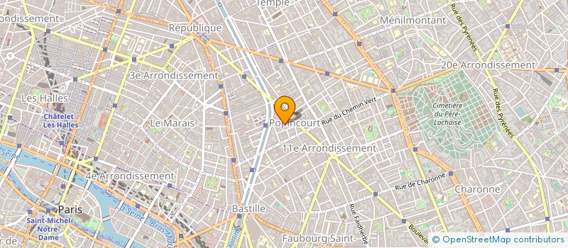 localisation de l'entreprise MONSIEUR MAXIME POISOT  PARIS