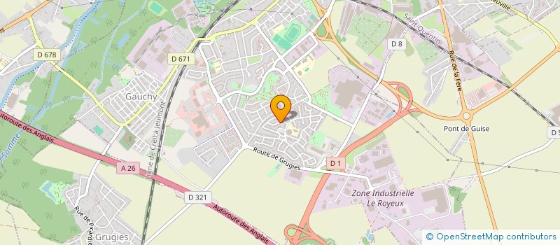 localisation de l'entreprise MONSIEUR MAXIME POLAK à GAUCHY