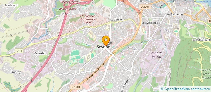 localisation de l'entreprise MONSIEUR MAXIME POLITO  ANNECY