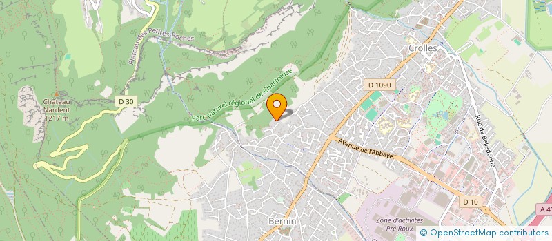 localisation de l'entreprise MONSIEUR MAXIME POLLET  CROLLES