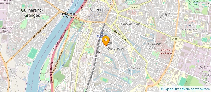 localisation de l'entreprise MONSIEUR MAXIME PONSARD  VALENCE