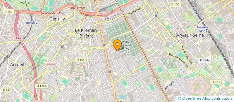 localisation de l'entreprise MONSIEUR MAXIME PONT  LE KREMLIN-BICETRE