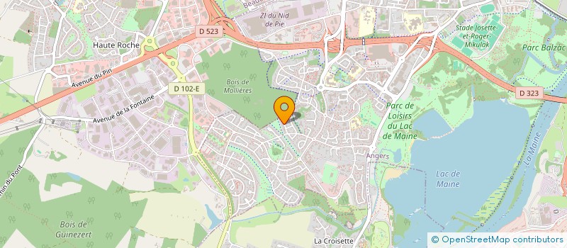 localisation de l'entreprise MONSIEUR MAXIME PONTIE  ANGERS