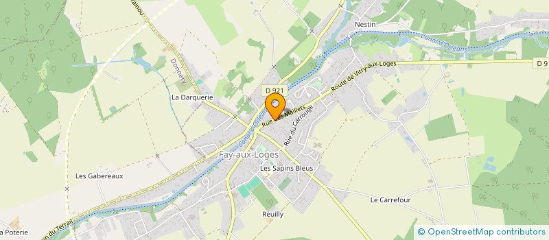 localisation de l'entreprise MONSIEUR MAXIME POSLOUX à FAY-AUX-LOGES