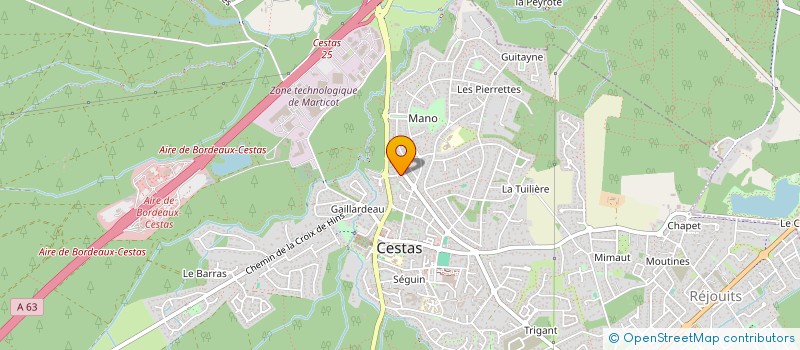 localisation de l'entreprise MONSIEUR MAXIME POT  CESTAS