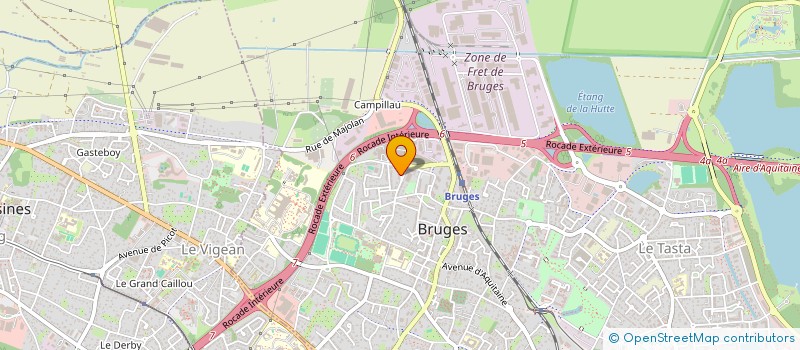 localisation de l'entreprise MONSIEUR MAXIME POTEAU à BRUGES