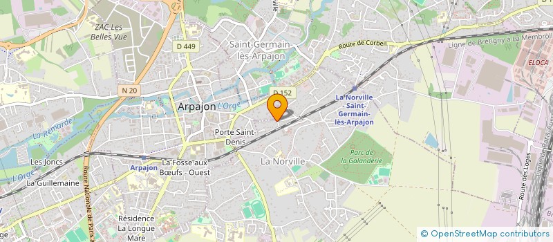 localisation de l'entreprise MONSIEUR MAXIME POTIN  LA NORVILLE