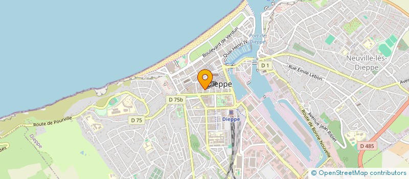 localisation de l'entreprise MONSIEUR MAXIME POTTIEZ  DIEPPE