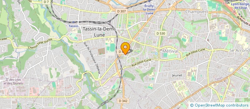 localisation de l'entreprise MONSIEUR MAXIME POUDEVIGNE  TASSIN-LA-DEMI-LUNE