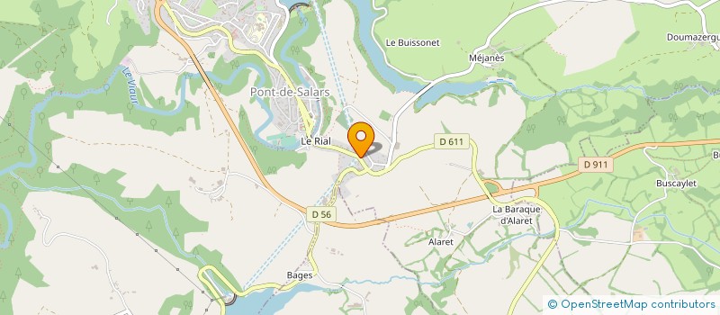 localisation de l'entreprise MONSIEUR MAXIME POUGET  PONT-DE-SALARS