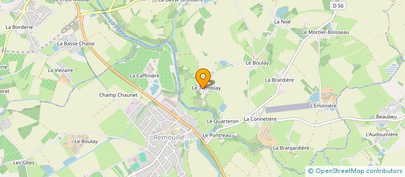 localisation de l'entreprise MONSIEUR MAXIME POULAIN  SAINT-LUMINE-DE-CLISSON