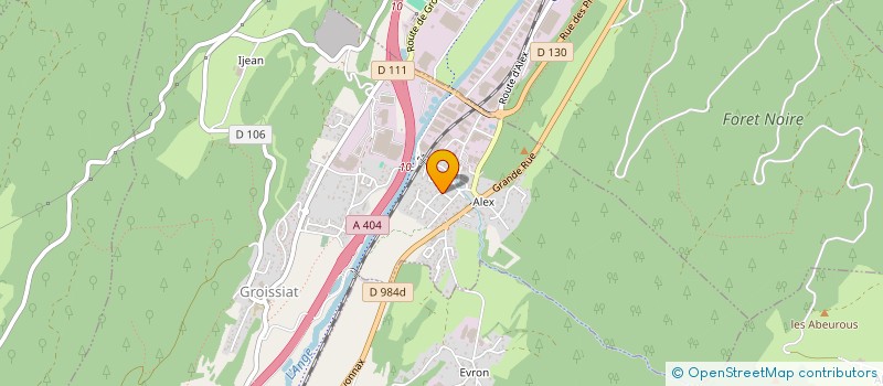 localisation de l'entreprise MONSIEUR MAXIME POUPLIER à GROISSIAT