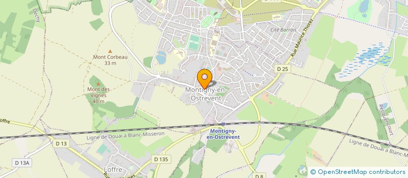 localisation de l'entreprise MONSIEUR MAXIME POURCHAUX à MONTIGNY-EN-OSTREVENT