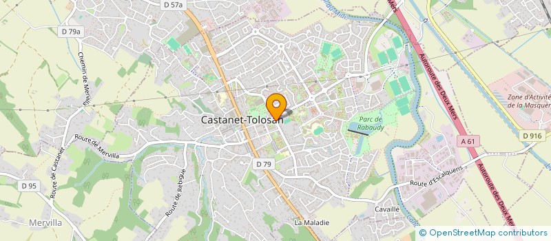 localisation de l'entreprise MONSIEUR MAXIME POUX  AYGUESVIVES