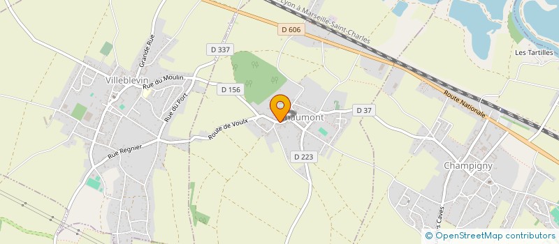 localisation de l'entreprise MONSIEUR MAXIME PRAINITO  CHAUMONT