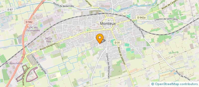 localisation de l'entreprise MONSIEUR MAXIME PREVOT  MONTEUX