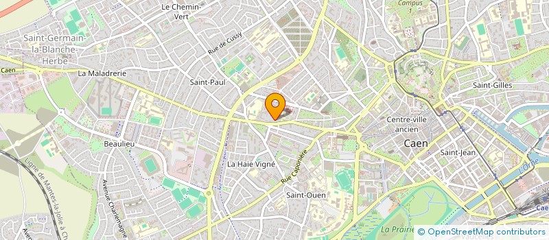 localisation de l'entreprise MONSIEUR MAXIME PRIEUR-BLANC à CAEN