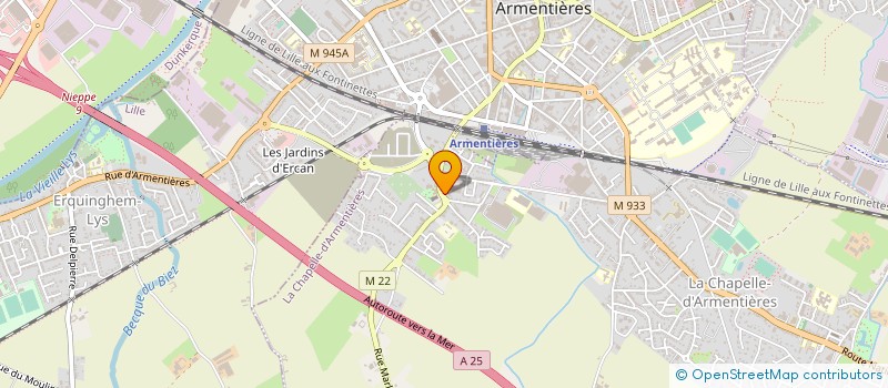 localisation de l'entreprise MONSIEUR MAXIME PRIGENT à LA CHAPELLE-D'ARMENTIERES