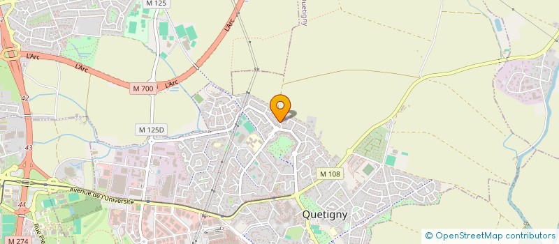 localisation de l'entreprise MONSIEUR MAXIME PRIN à QUETIGNY