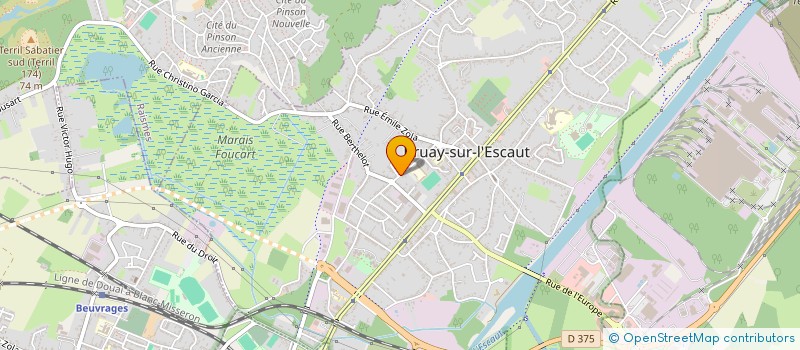 localisation de l'entreprise MONSIEUR MAXIME PROCUREUR à BRUAY-SUR-L'ESCAUT