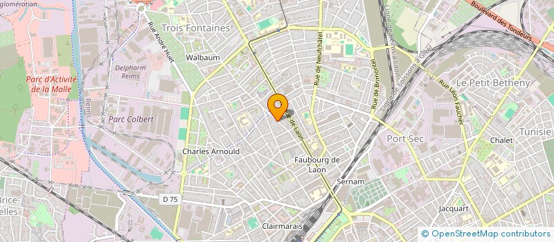 localisation de l'entreprise MONSIEUR MAXIME PROTAT  REIMS
