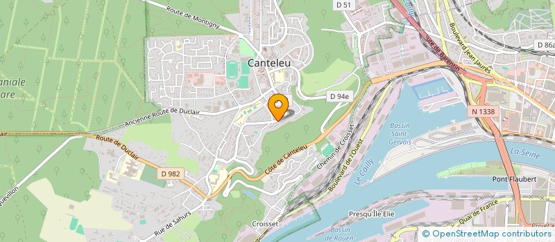 localisation de l'entreprise MONSIEUR MAXIME PROUET  CANTELEU