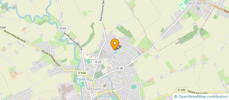 localisation de l'entreprise MONSIEUR MAXIME PRUVOST  MERVILLE