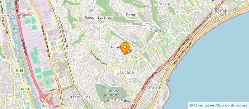 localisation de l'entreprise MONSIEUR MAXIME PUCCINELLI à NICE