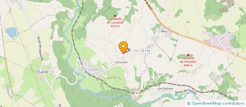 localisation de l'entreprise MONSIEUR MAXIME PUCHARD  SAINT-VIDAL