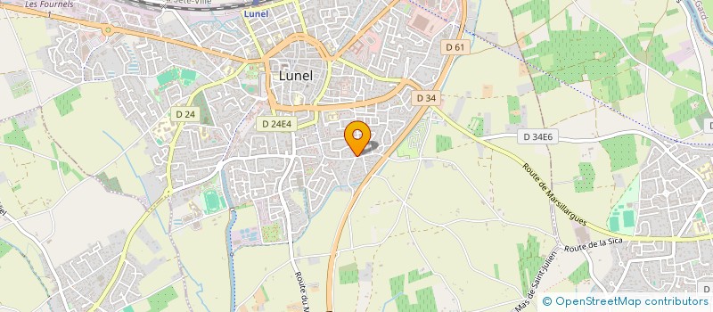 localisation de l'entreprise MONSIEUR MAXIME PUERTAS à LUNEL