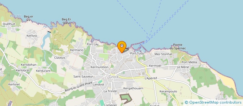 localisation de l'entreprise MONSIEUR MAXIME PUILLON  GROIX