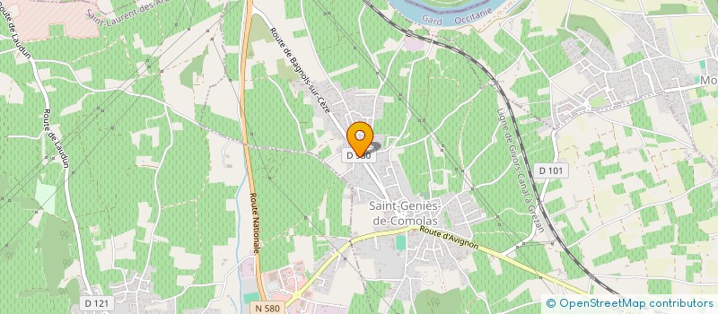 localisation de l'entreprise MONSIEUR MAXIME PUZIN  SAINT-GENIES-DE-COMOLAS