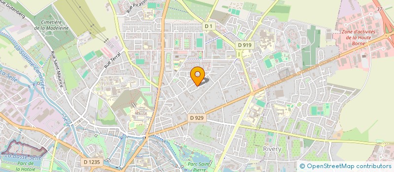 localisation de l'entreprise MONSIEUR MAXIME QUENTIN à AMIENS