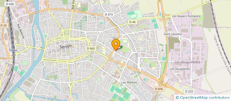 localisation de l'entreprise MONSIEUR MAXIME QUEROL-SANMARTIN  SENS