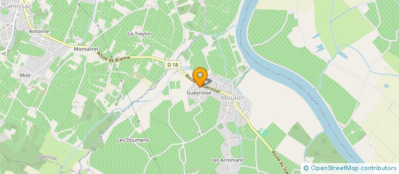 localisation de l'entreprise MONSIEUR MAXIME QUINSAC  MOULON