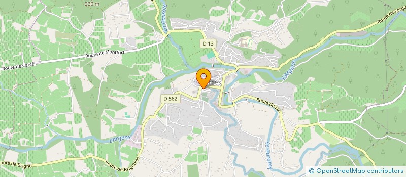 localisation de l'entreprise MONSIEUR MAXIME RAEKELBOOM  SAINTE-ANASTASIE-SUR-ISSOLE