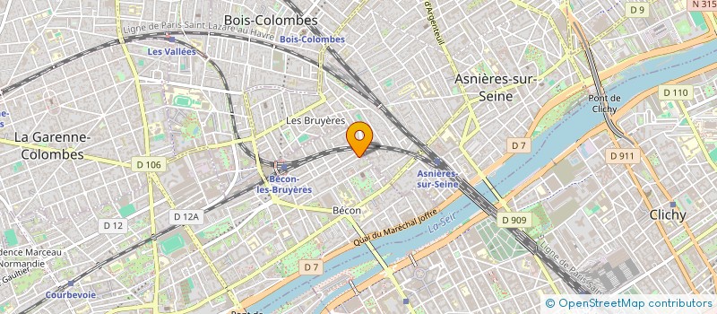 localisation de l'entreprise MONSIEUR MAXIME RAMBAUD  COURBEVOIE
