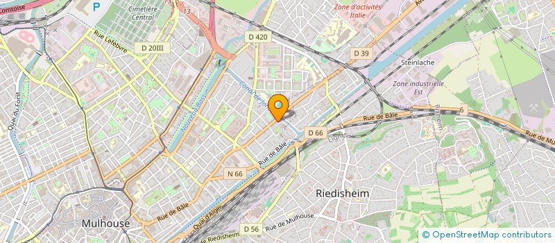 localisation de l'entreprise MONSIEUR MAXIME RANARIVELO  MULHOUSE