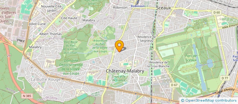 localisation de l'entreprise MONSIEUR MAXIME RANG  CHATENAY-MALABRY