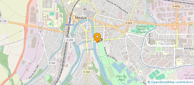 localisation de l'entreprise MONSIEUR MAXIME RAOULT à MEAUX