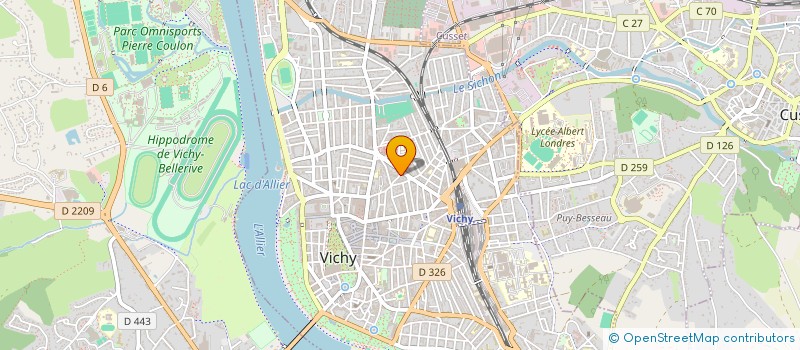 localisation de l'entreprise MONSIEUR MAXIME RAPHANAUD à VICHY