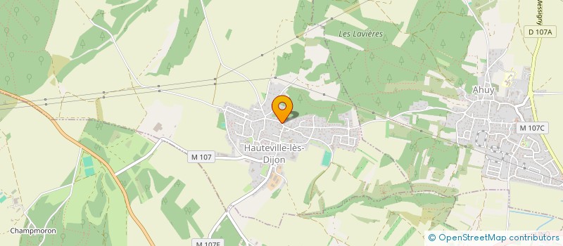 localisation de l'entreprise MONSIEUR MAXIME RASERA  HAUTEVILLE-LES-DIJON