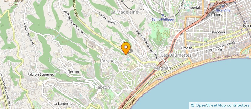 localisation de l'entreprise MONSIEUR MAXIME RAU à NICE