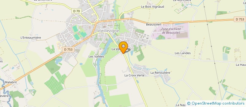 localisation de l'entreprise MONSIEUR MAXIME RAVON  VIEILLEVIGNE