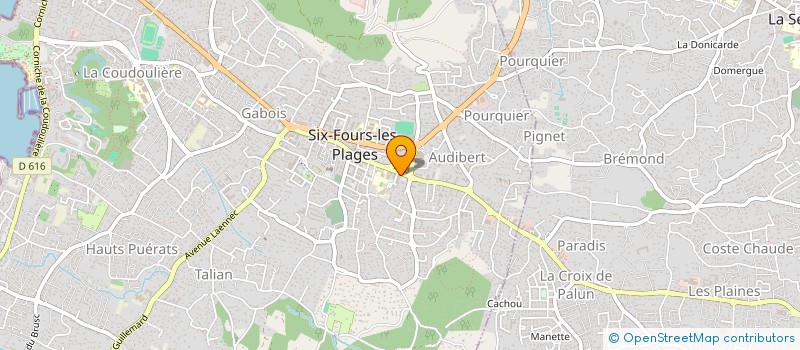 localisation de l'entreprise MONSIEUR MAXIME RAYLET à SIX-FOURS-LES-PLAGES