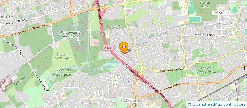 localisation de l'entreprise MONSIEUR MAXIME RAYNAL  PESSAC