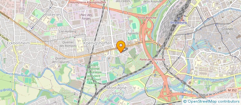 localisation de l'entreprise MONSIEUR MAXIME REBER à STRASBOURG