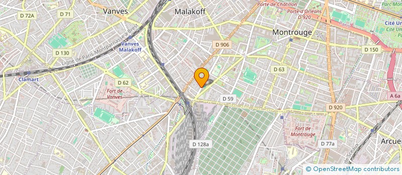 localisation de l'entreprise MONSIEUR MAXIME REBIBO  MONTROUGE